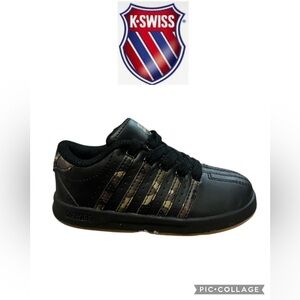 K-Swiss Kids Black and Camo Sneakers